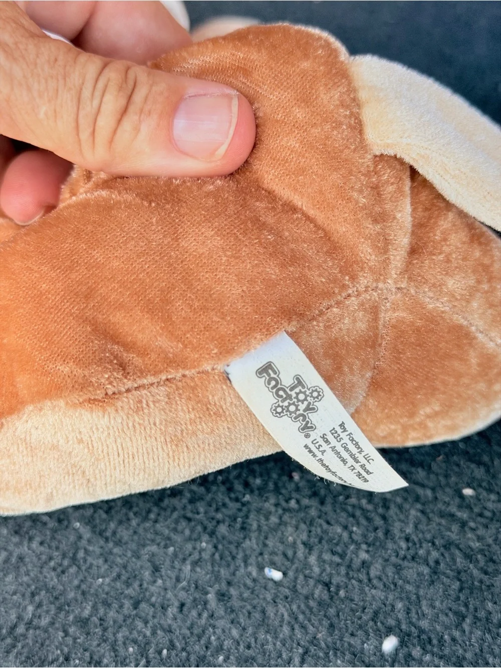 Plush Brown Dog Toy - Soft Pet Plush